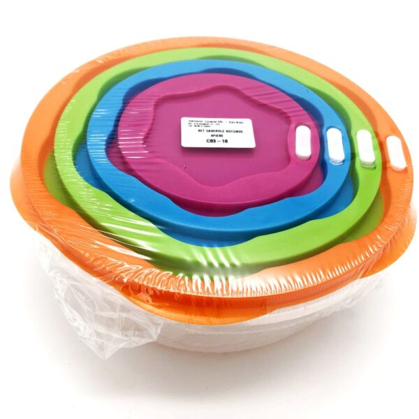 B SET CASEROLE 4/SET ROT C83-18