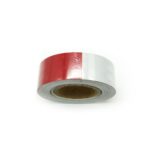 B BANDA REFLECTORIZANTA 5X25 ROSU-ALB