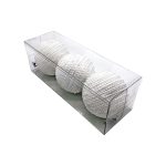 B GLOBURI 8CM ALBE 3/SET C328-17