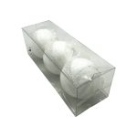 B GLOBURI 8CM ALBE 3/SET C328-16