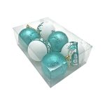 B GLOBURI VERDE -ALBE 6/SET 8 CM C328-12