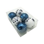 B GLOBURI ALBASTRE-ALBE 6/SET 6CM C328-9